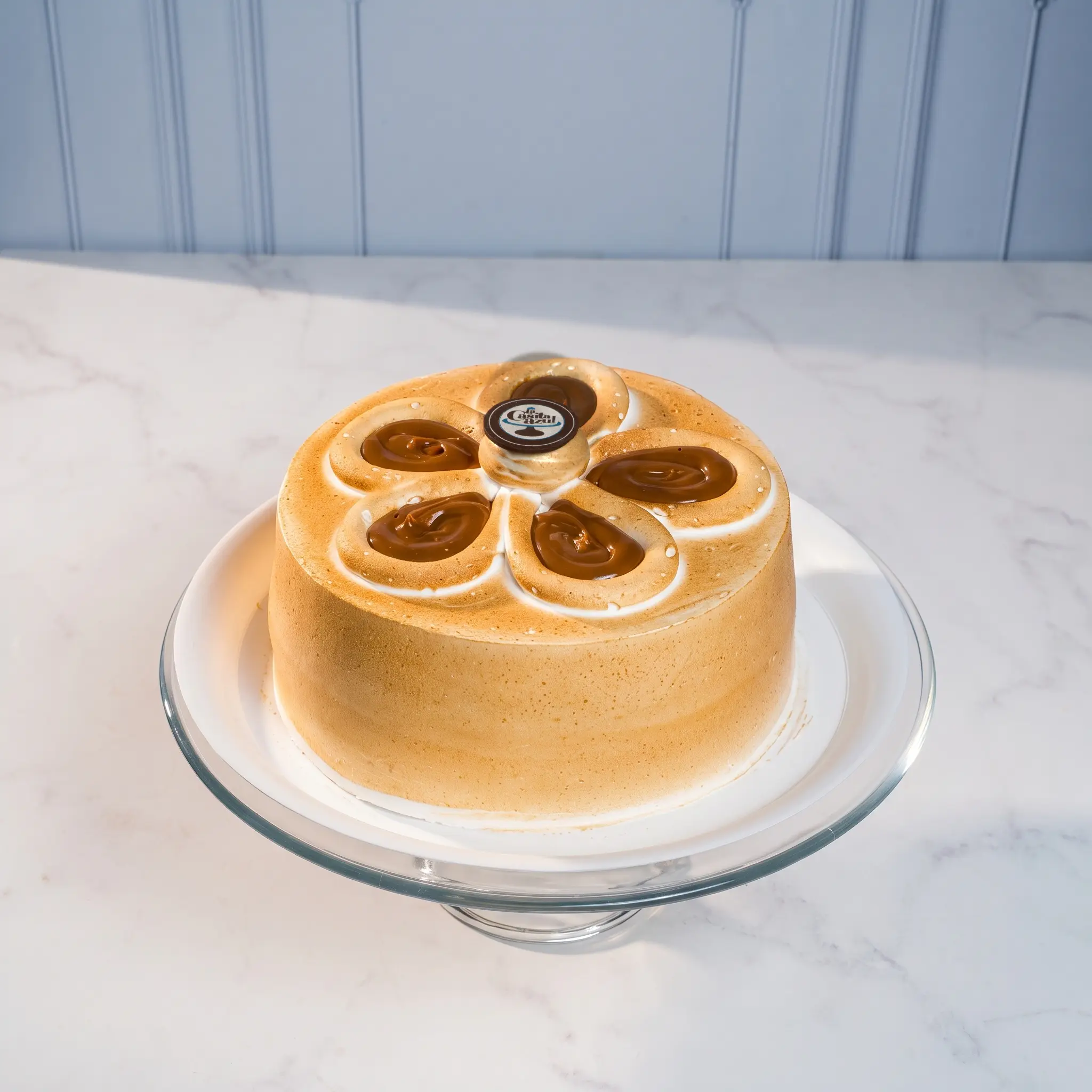 Pastel de dulce de leche de La Casita Azul